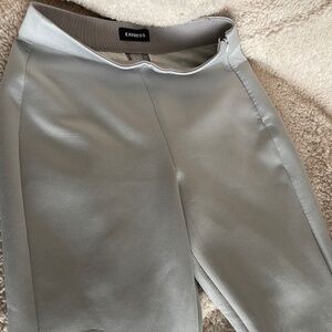 Light Grey Express Super Soft Double Knit Slacks Size Small